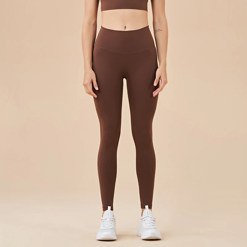 TRY TO BN New 46 Color Yoga Pants Sports Leggings Women Fitness Nylon High Waist Leggings Workout Trousers Training Gym Clothing