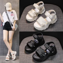 2024 Sexy Open-toed Women Sport Sandals Wedge Hollow Out Ladies Sandals Outdoor Cool Platform Shoes Student Beach Summer Shoes