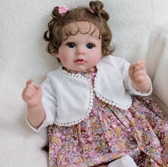 Arianna Silicone Baby Dolls Lifelike Realistic Muñecas Reborn Baby Girl Dolls Soft Body Vinyl Newborn Fashion Christmas Toys