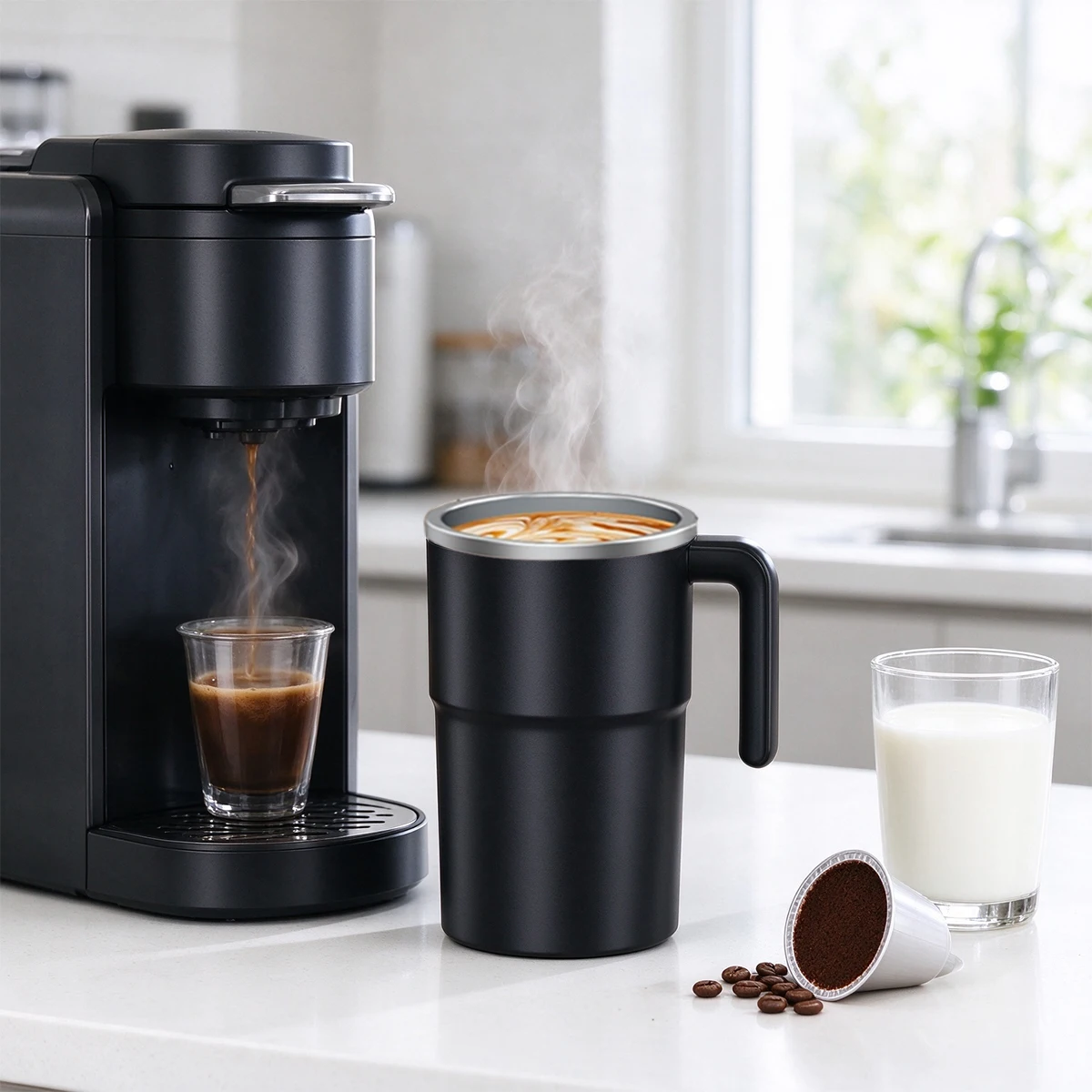 แก้วกาแฟไฟฟ้าแบบคนเอง 380 มล. - Portable Blender Usb Rechargeable บทวิจารณ์และราคา