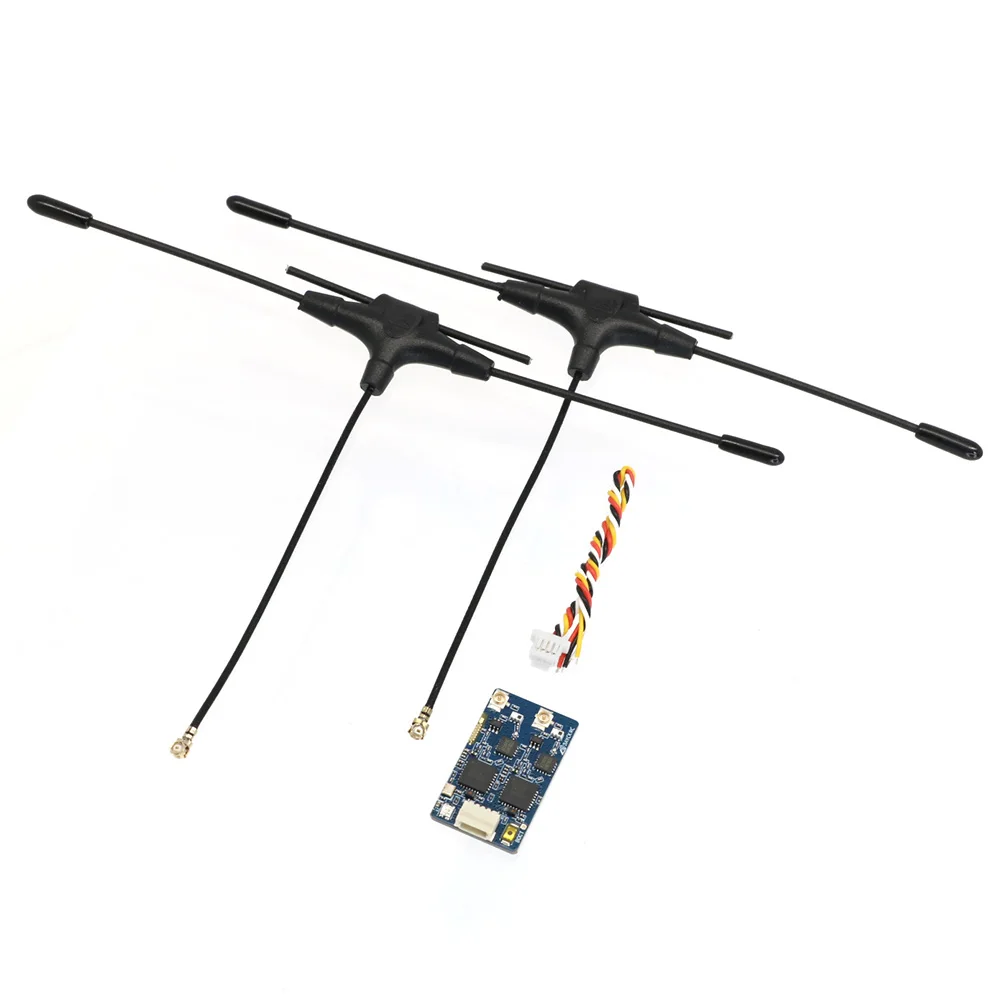 BAYCK ELRS 915MHz / 2.4GHz NANO ExpressLRS Receiver with T type Antenna Support Wifi upgrade for RC FPV Drones Parts