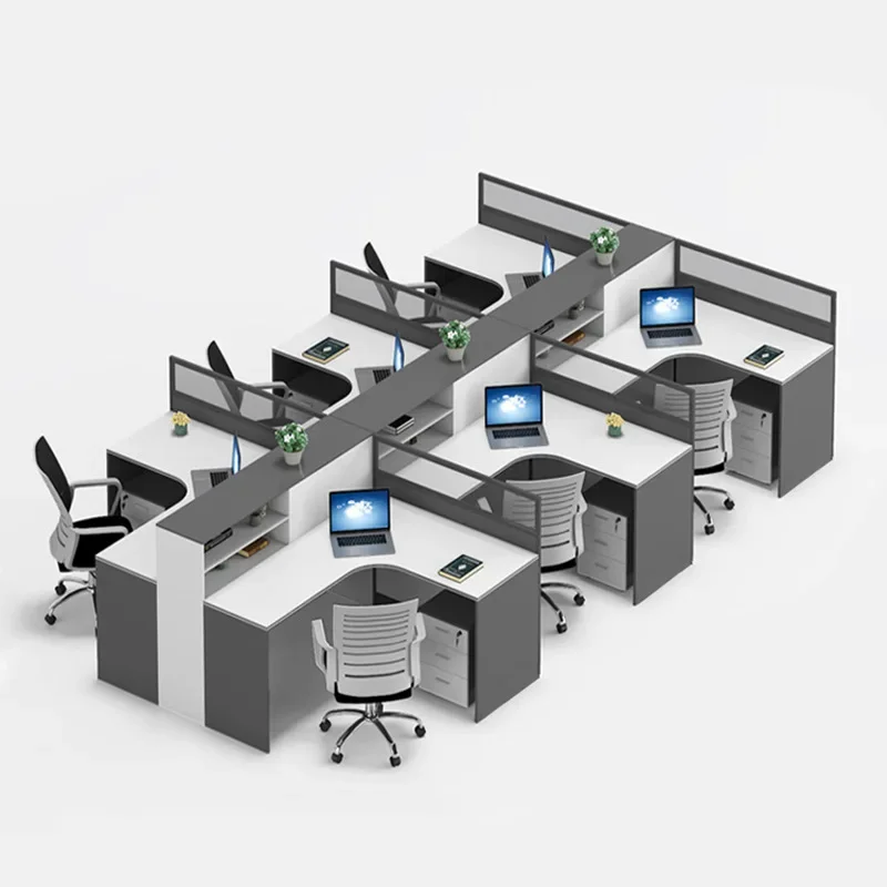 

Office furniture, staff finance desk 2 4 6 staff office