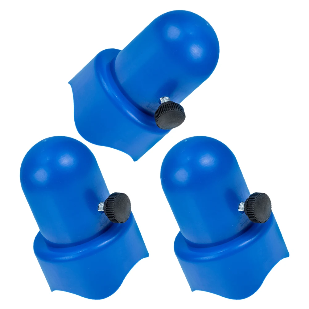 

3 Sets Jumping Bed Cap Trampoline Parts Replaceable Hat Accessories Enclosure Pole Pp