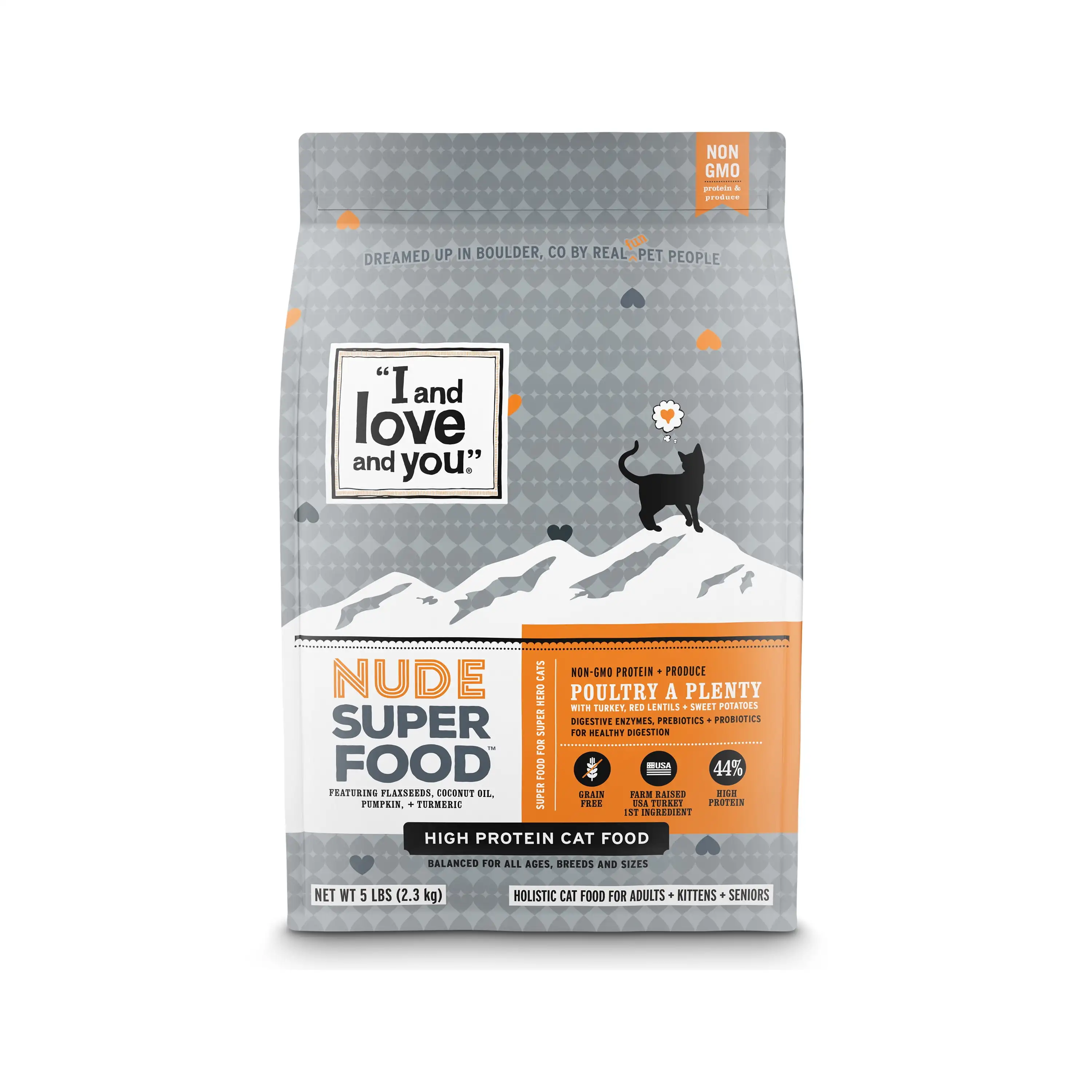 

Nude Food Poultry a Plenty Dry Cat Food, 5 lb