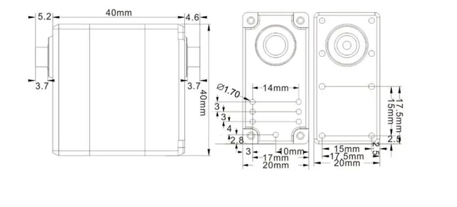 JX RD-5622MG 22 كجم 180/300 درجة الدقة ميتال جير عزم دوران كبير روبوت سيرفو محور مزدوج توجيه والعتاد #6