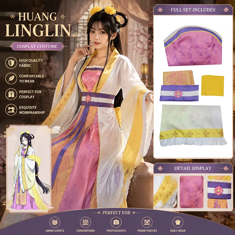 costume-de-cosplay-reirin-kou-de-l'anime-«-malheureusement-je-suis-une-vilaine-incompetente-»-robe-hanfu-tenue-pour-femme-de-style-ancien-pour-halloween-et-jeux-de-role