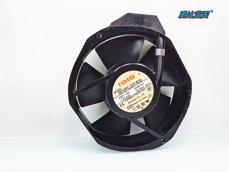 Imagem -03 - Ventilador de Refrigeração do Armário Nmb Mebo 5915pc23t-b30 230v ac 172*150*38 mm Novo