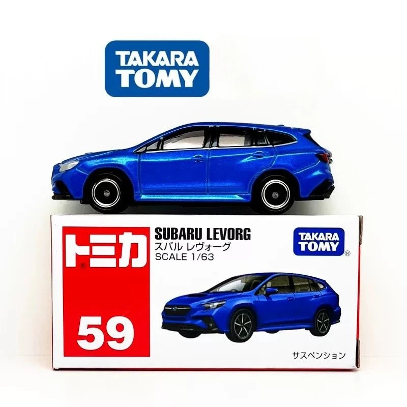 سيارة تومي توميكا المصنوعة من خليط معدني موديل 59 سوبارو ليفورج لعبة سيارة دييكاست معدنية قابلة للجمع للأطفال