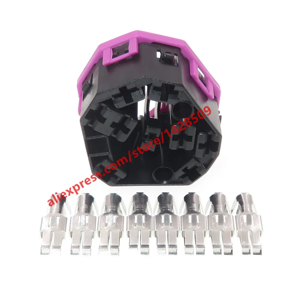 1 Set 8 Pin Auto Ignition Switch Plug Power On Cable Socket 4A0971975 For VW Audi