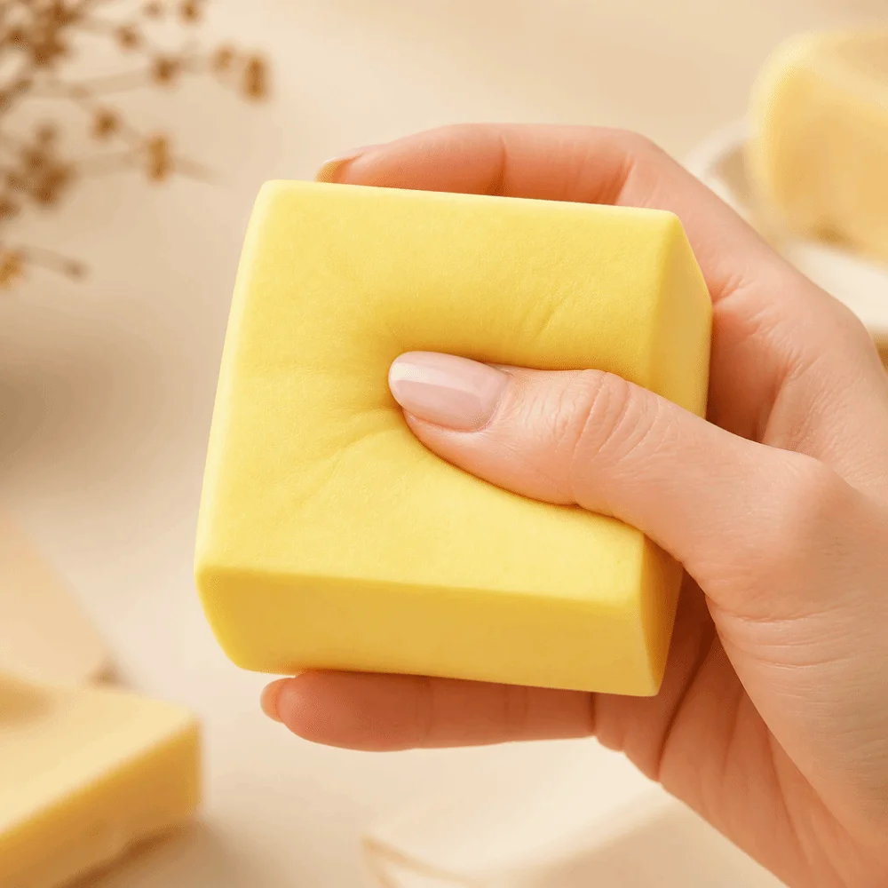 Creative Butter Cookies Slow Rebound Moist Feel Soft Pastry Squishy Slow Rebound DIY Butter Cookies Pinch Party Decoration