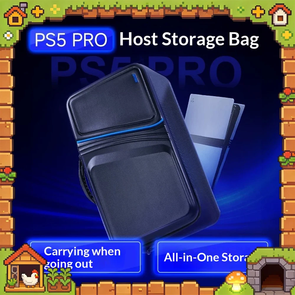 IINE Host Storage Bag Game Machine Comprehensive Storage Portable Big Bag Protection Hard Bag High Quality EVA Material