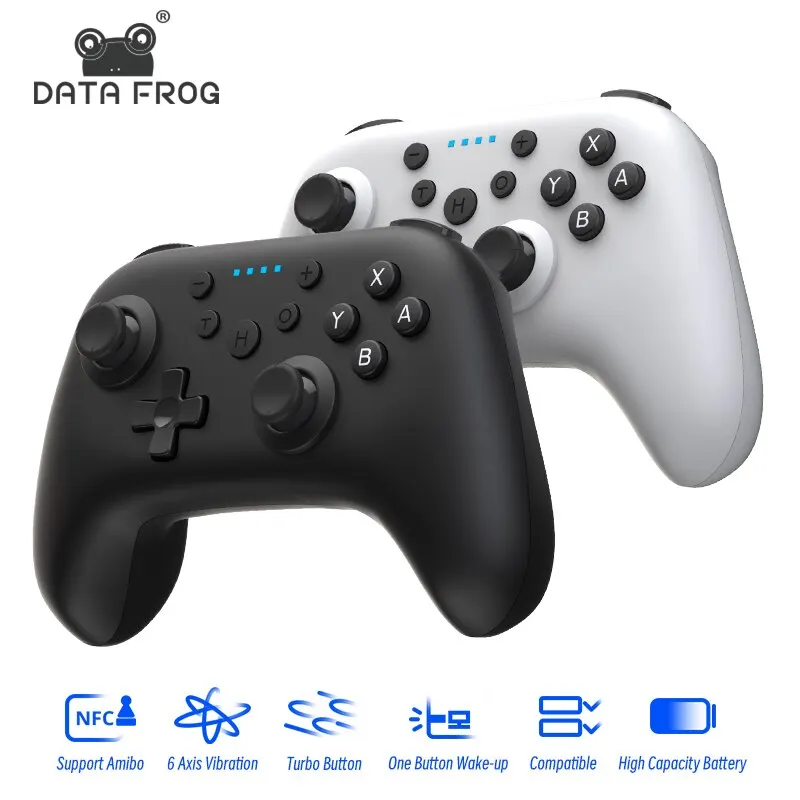 DATA FROG Console di gioco Wireless per Switch Pro Controller Gamepad per PC compatibile con Nintendo Switch/Switch Lite/Switch Oled