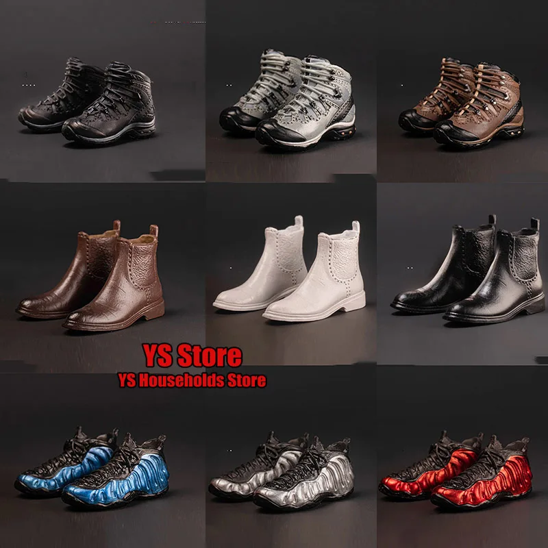 

6INCH+NWTOYS 9 Styles 1/12 Man Soldier Casual Martin Boots Sneakers Red Sports Shoes Accessory Fit 6" Action Figure Body GWTOYS