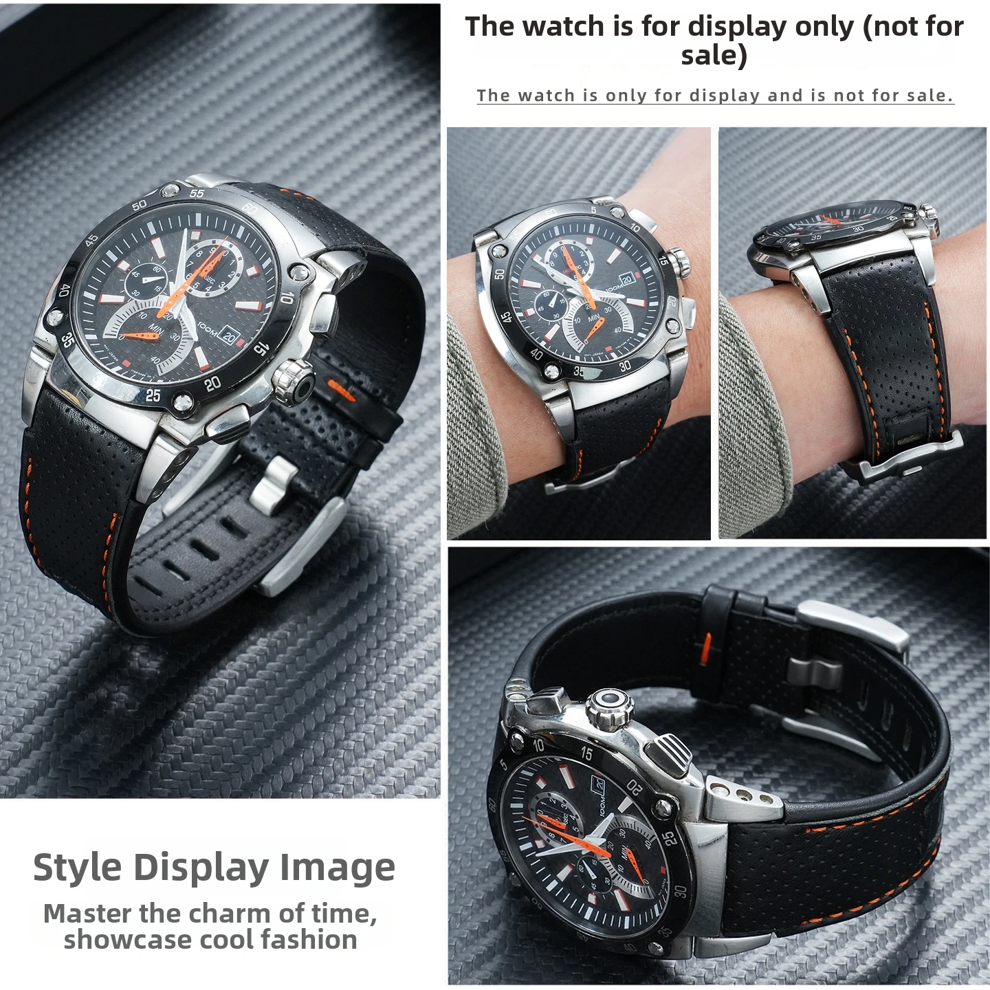 For Seiko Sportura SNA749 Genuine Leather Strap for SRPC01J1 SPC003P1 SNJ021 Watch Band 22mm Convex Interface Men bracelet parts