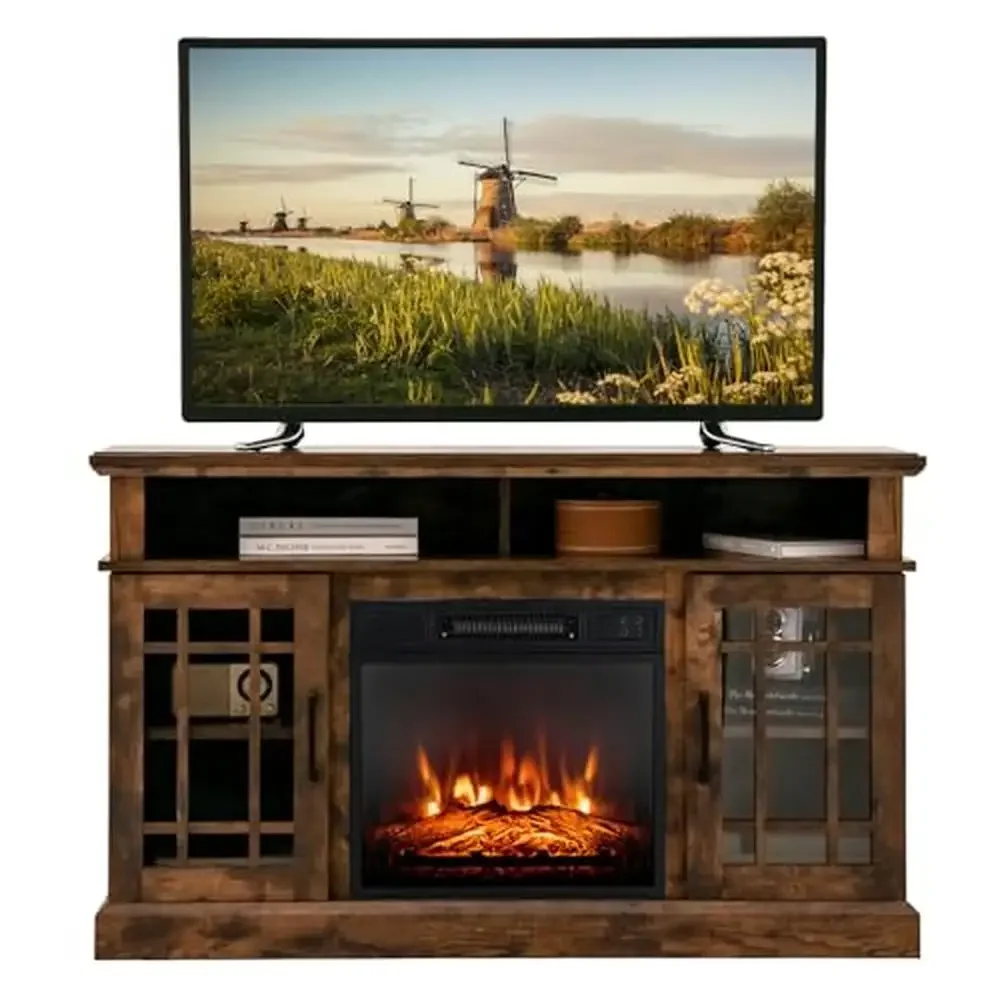 Electric Fireplace TV Stand 55