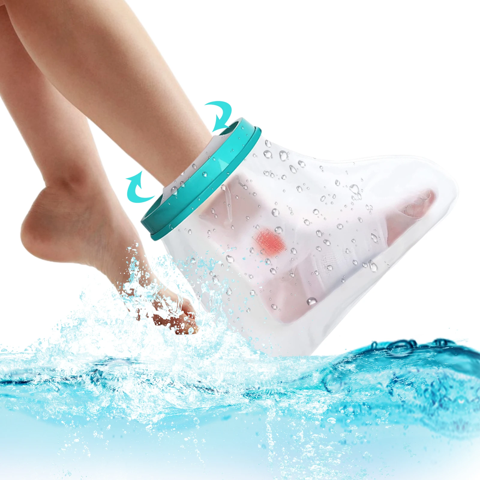 Waterproof Cast Cover Relieve Pain Foot Dressing Bandage Shower Protector