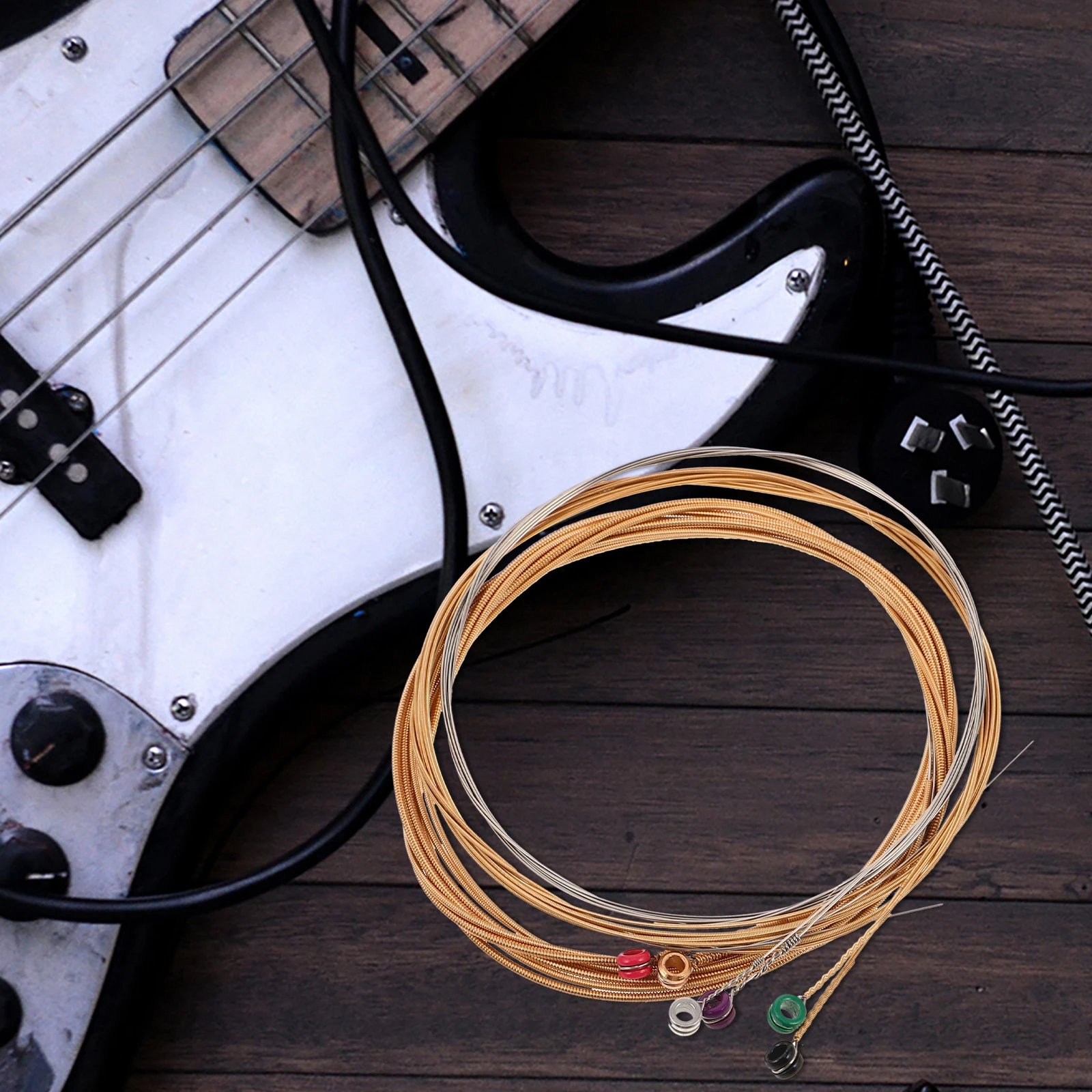 

6 Pcs Folk Guitar String Set Acoustic Accessories Kit Accessory Music Instrument Parts