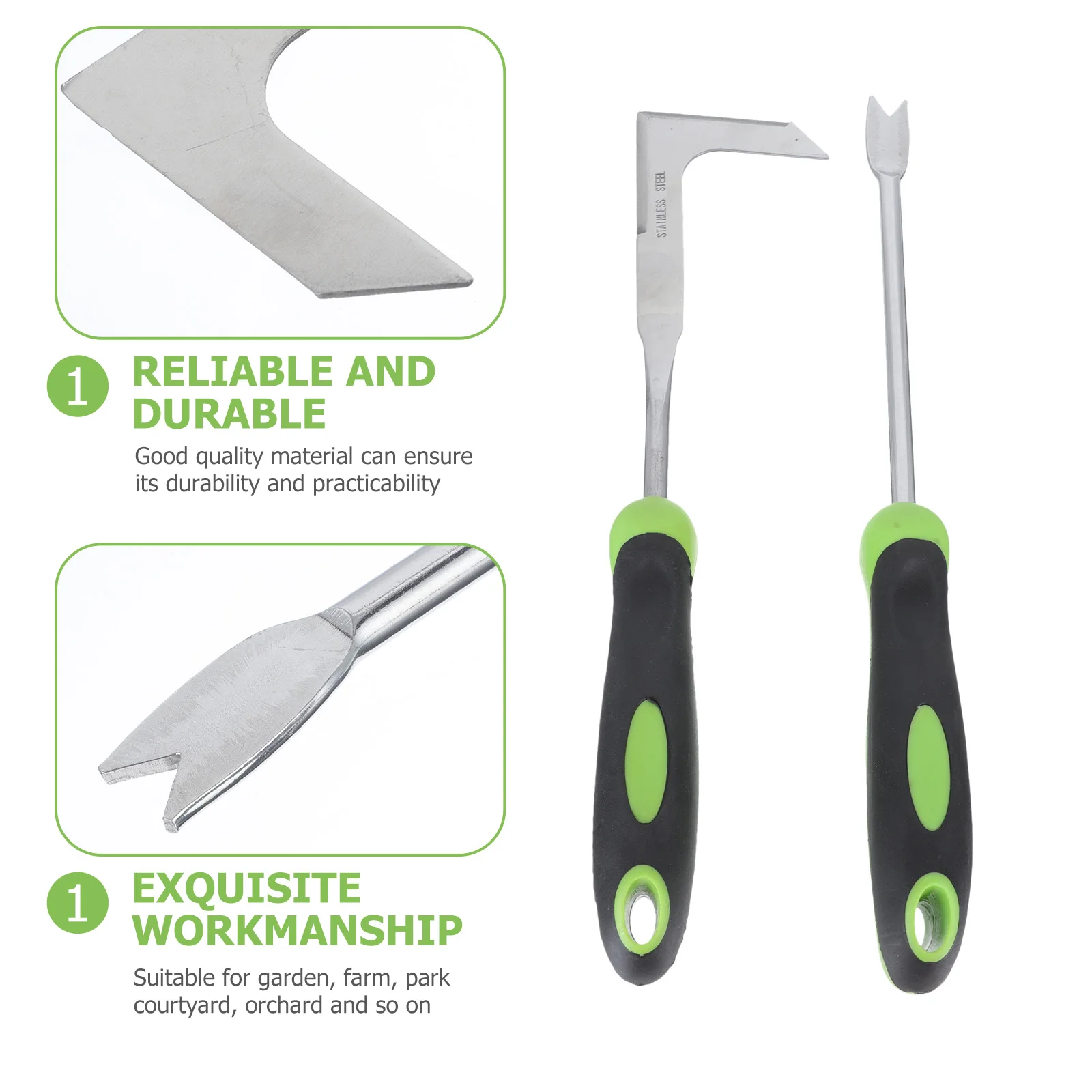 

1 Set Stainless Steel Crack Weeder Durable Garden Hand Tool Portable Manual Grass Removal Device For Yard Gardening Supplies