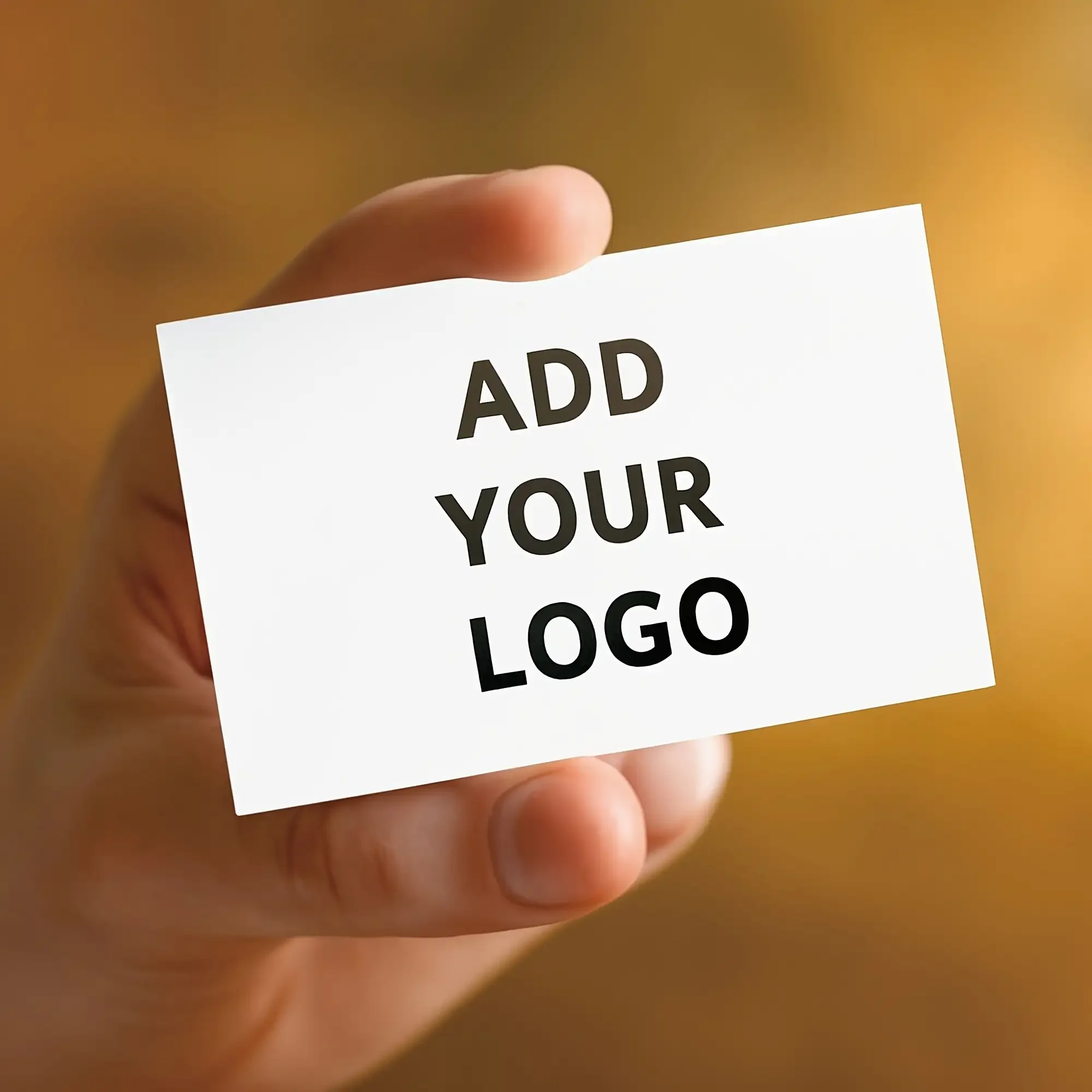 

Custom Logo Business Cards (100pcs) - Add Your Logo/Design | Personalized Professional Cards