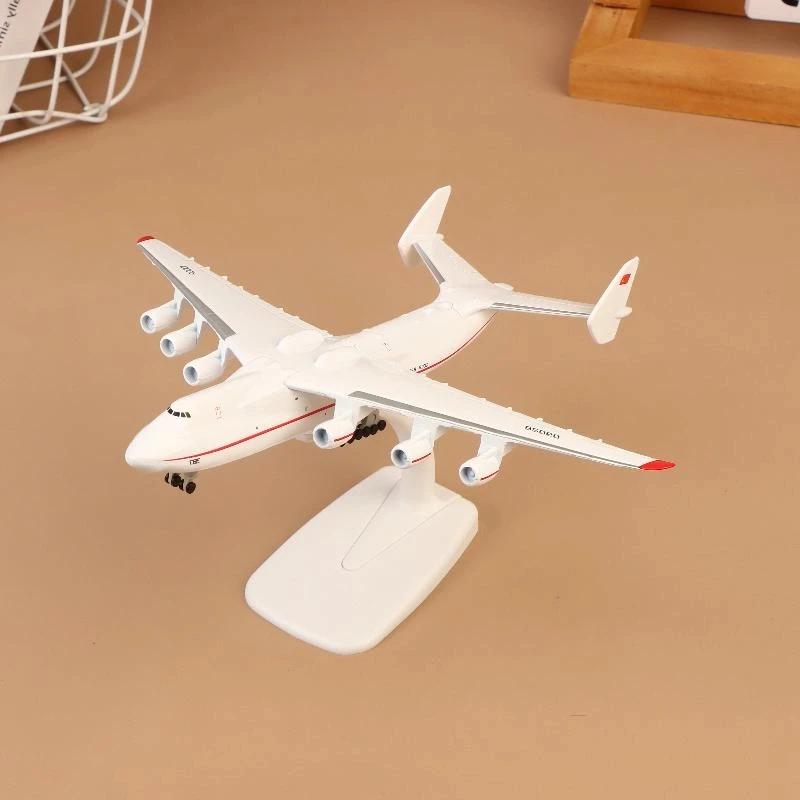

Artwork Edition of 1/400 Scale Soviet An-225, 20CM Diecast Metal Alloy Airplane Model Toy for Collection and Decoration