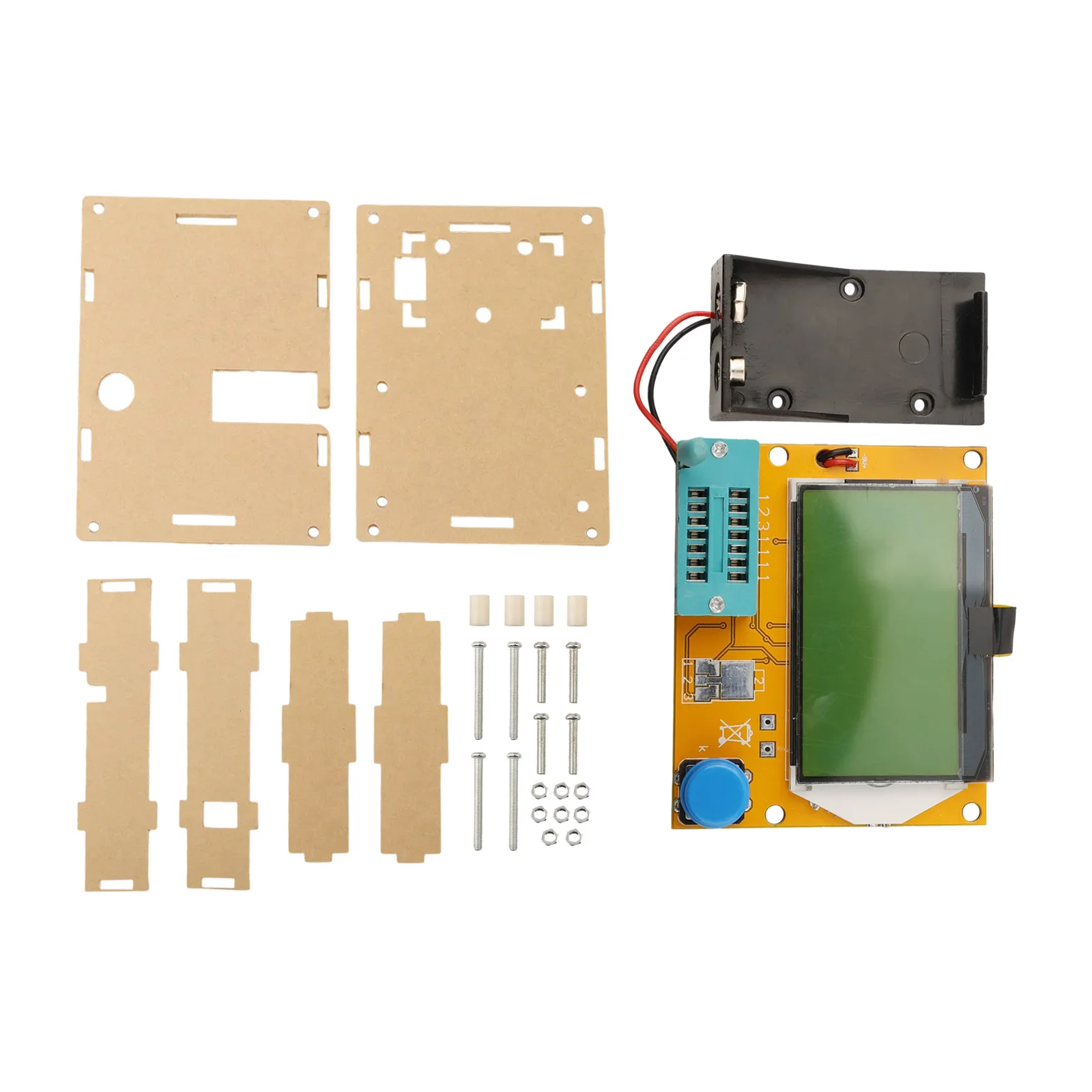 For LCR-T4 Transistor Tester Resistance Capacitance Diode Triode Meter With Case Auto Detection For Electronic Component Testing