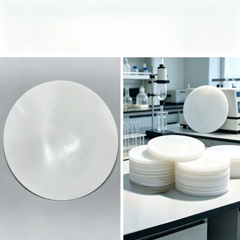 Membrana Filtrante Microporosa in PVDF Resistente ad Acidi e Alcali, 0,22 Micron, 0,45 Micron, Diametro da 47mm a 300mm