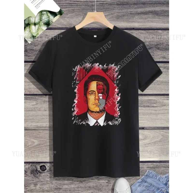 Hipster Twin Peaks Printed Unisex  Shirt Loose T-shirt Top Short Sleeve O-neck Street   Hot Sale