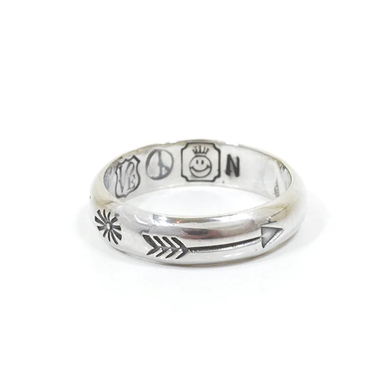 925 Sterling Silver Couples Ring Elegant Simple Open Ring Finger for Women Men Unique Fashion Fine Jewelry Circle