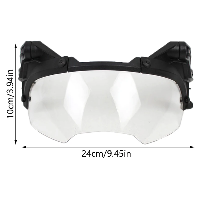 Adjustable Tactical Helmet Flip Goggles Helmet Windproof Anti Fog Protection Goggles