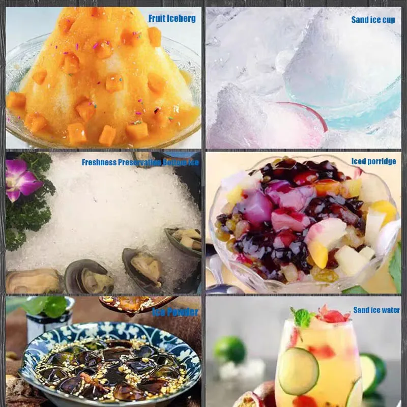 전기 눈꽃빙수기 상업용 분쇄 얼음기 얼음 분쇄기