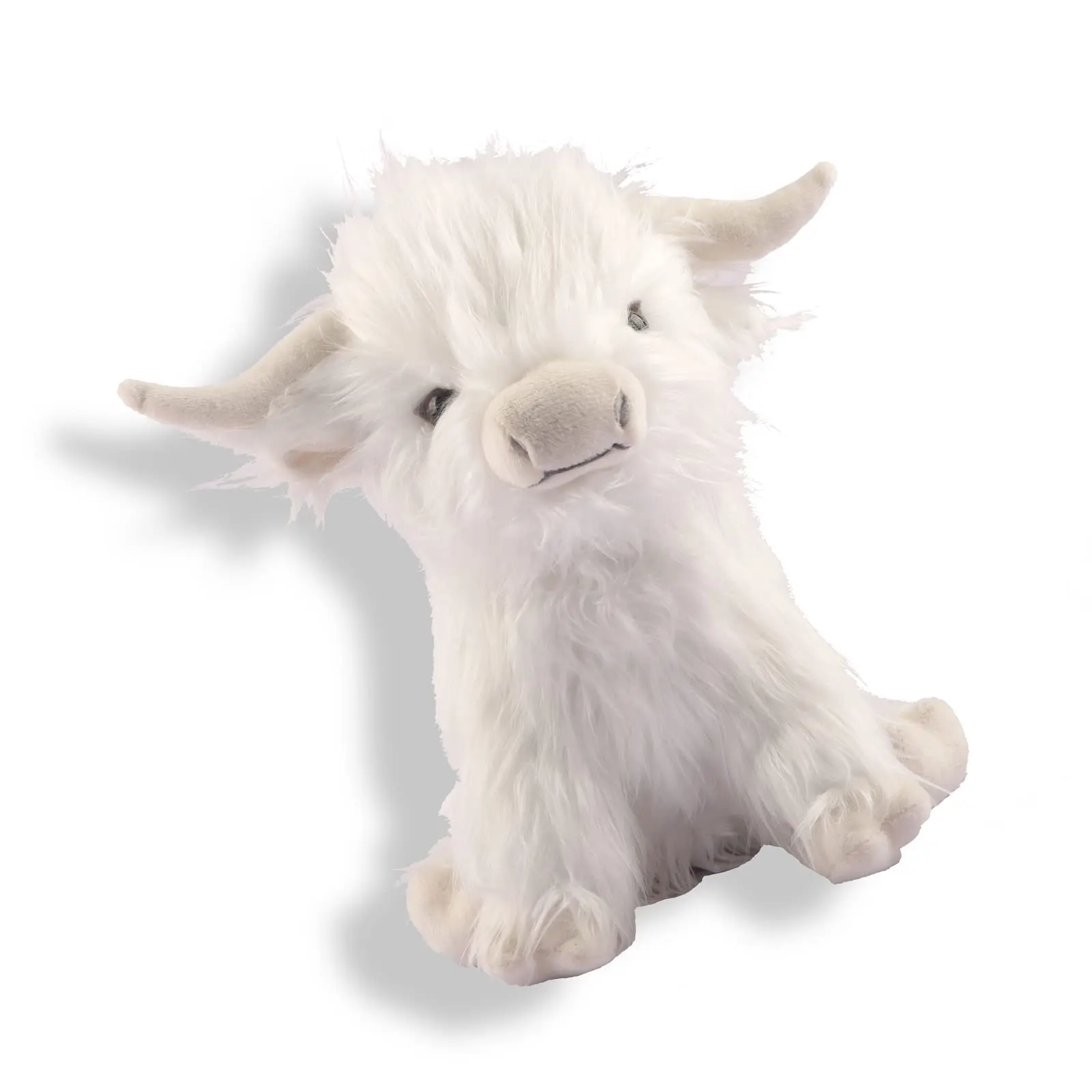25Cm Simulatie Hoogland Koe Pluche Dier Pop Soft Gevulde Hoogland Koe Knuffel Kawaii Kids Baby Geschenken Speelgoed Thuis room Decor