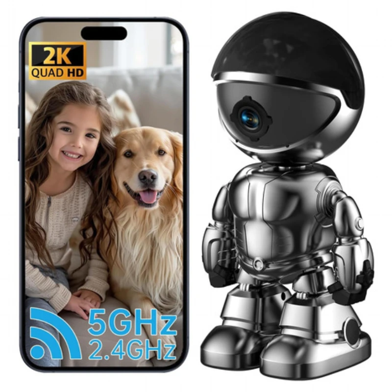 Indoor Camera Robot | Pet Camera,Two-Way Audio,Color Night Vision,Pet/Baby Camera with Mobile App,Motion Tracking