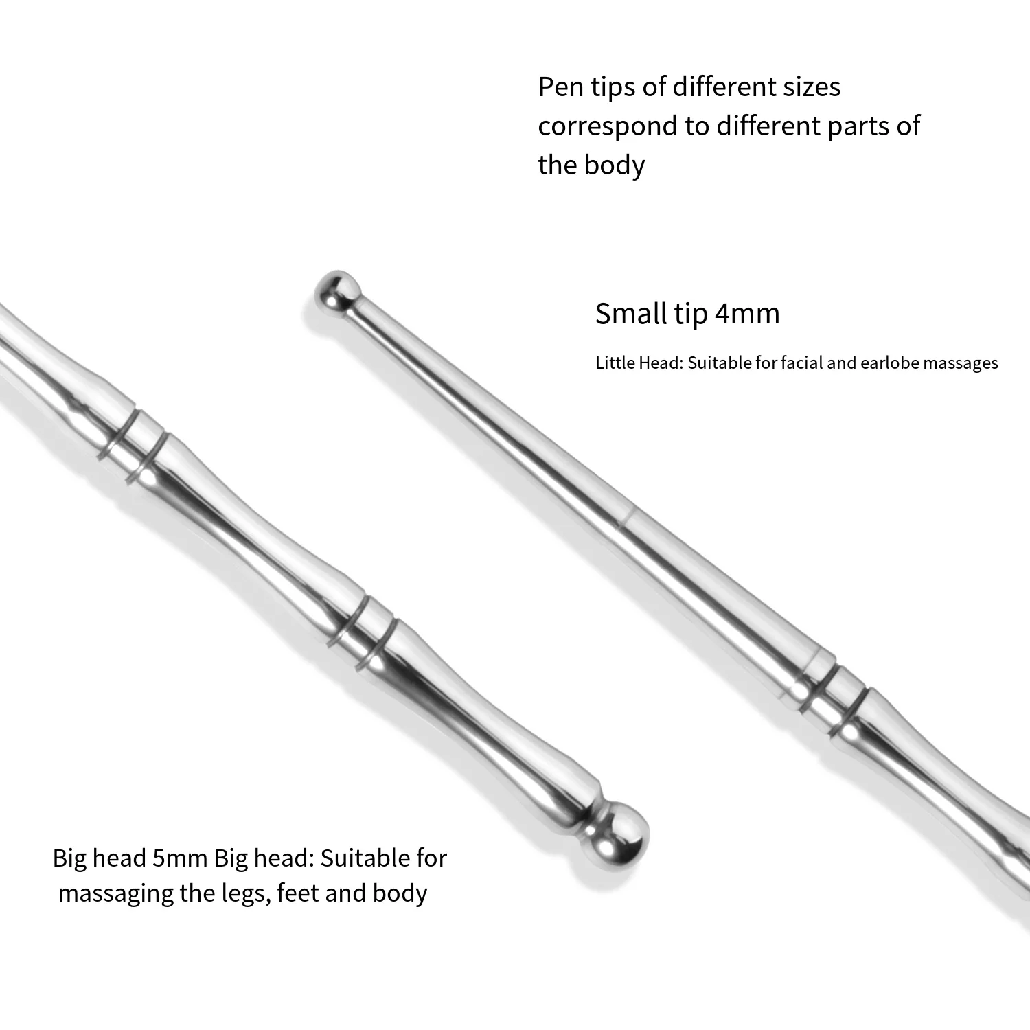 3pcs Face Care Lifting Tools Stainless Steel Gua Sha Board Natural Jade Roller Eye Massager Set Facial Ear Acupoint Massage Pen