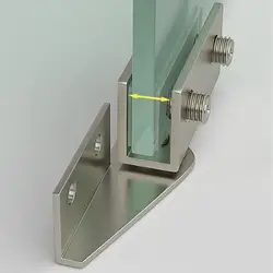 Stainless Steel Glass Clamp 90 180 Degree Glass Door Hinge For Showcase Wine Cabinet Furniture Connector Hardware Accessories