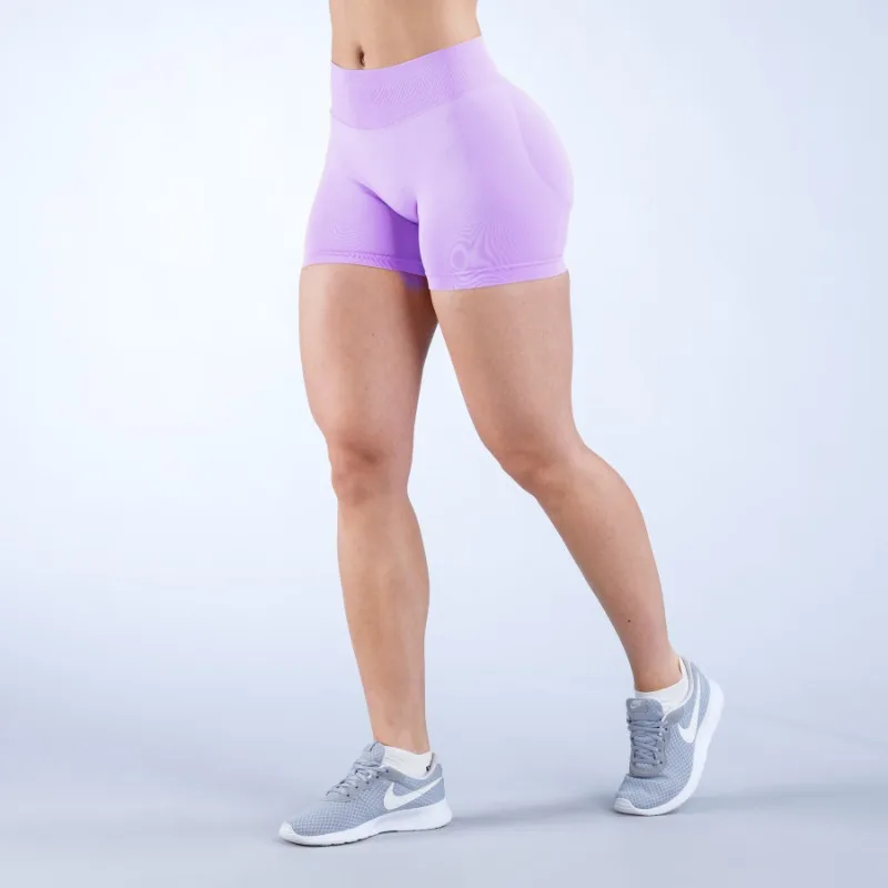 New Gym Shorts Workout Biker Short Impact Shorts with Logo Low Waist Seamless Yoga Shorts Scrunch Stretch Fitness Clothing