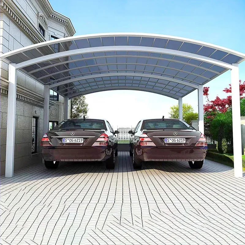 Outdoor Villa Pergola Sunshade Shelter Canopy Tent Carport Gazebos Polycarbonate Metal Garage Modern Awning Aluminium Alloy Car