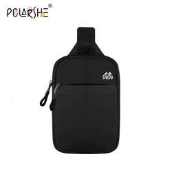 Polarshe Bag for Men Nylon Waterproof Shoulder Slingback Bag Cell Phone Crossbody Bag Waist Pack Male Bolso Hombre