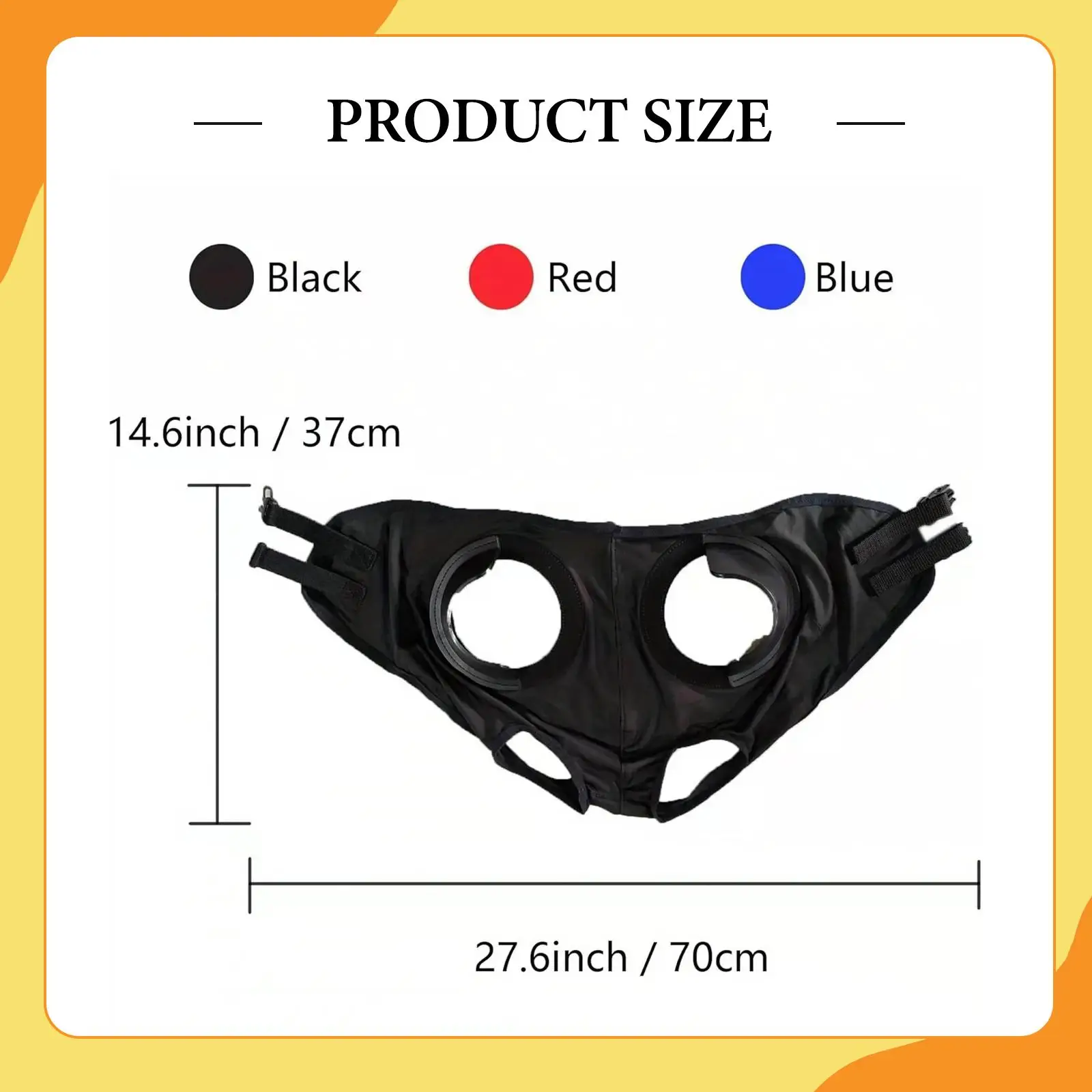 نظارات ركوب الخيل، قابلة للتنفس تقلل من التدخل البصري، قناع ذبابة خفيف الوزن لحماية عين الحصان #6