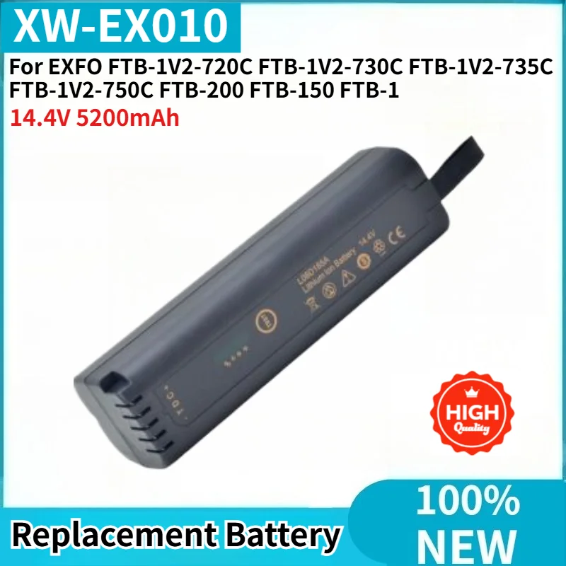 

For EXFO FTB-1V2-720C/730C/735C/750C FTB-200 FTB-150 FTB-1 Brand New High Quality XW-EX010 14.4V 5200mAh Replacement Battery