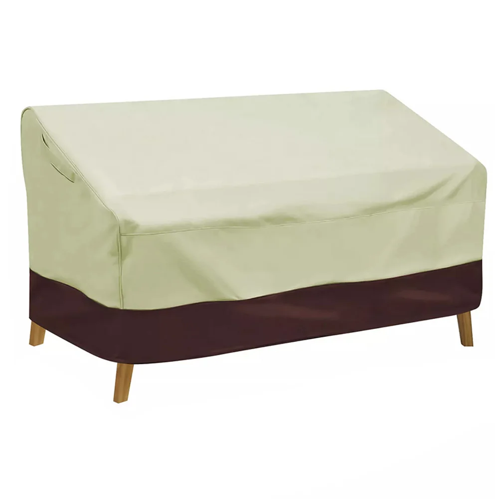 Premium Outdoor Sofa Cover for Patios 210D Oxford Cloth with Double Needle Stitching for Enhanced Weather Resistance
