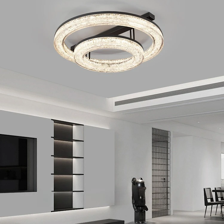 Italian minimalist living room ceiling light all copper light luxury designer new home