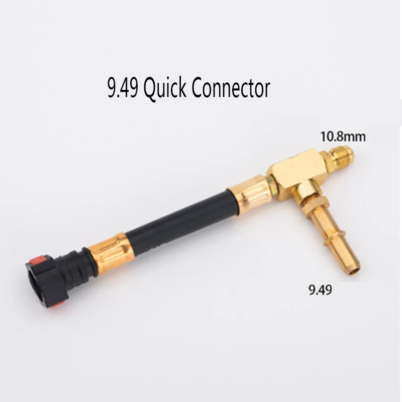 1Pcs Automobile Fuel Pressure Gauge, Injection Fuel Pressure Gauge Connector, Quick Connector For Auto Repair Detector