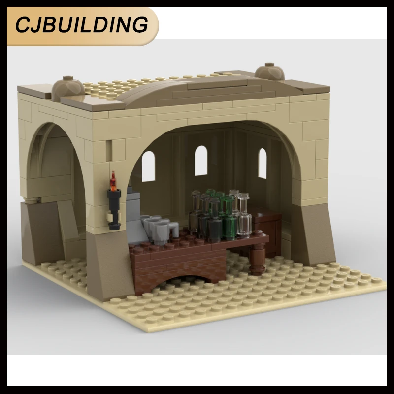 125pcs Star Movie Model Moc Building Bricks Drinks Stand Technology Modular Blocks Gifts Toys DIY Sets Assembly MOC-218364