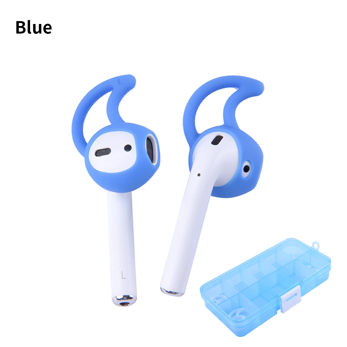 4 pezzi auricolari in Silicone per Apple Airpods auricolari auricolari per OPPO Enco Air Tips XIAOMI Air2 cuffie gancio per l'orecchio Anti-goccia