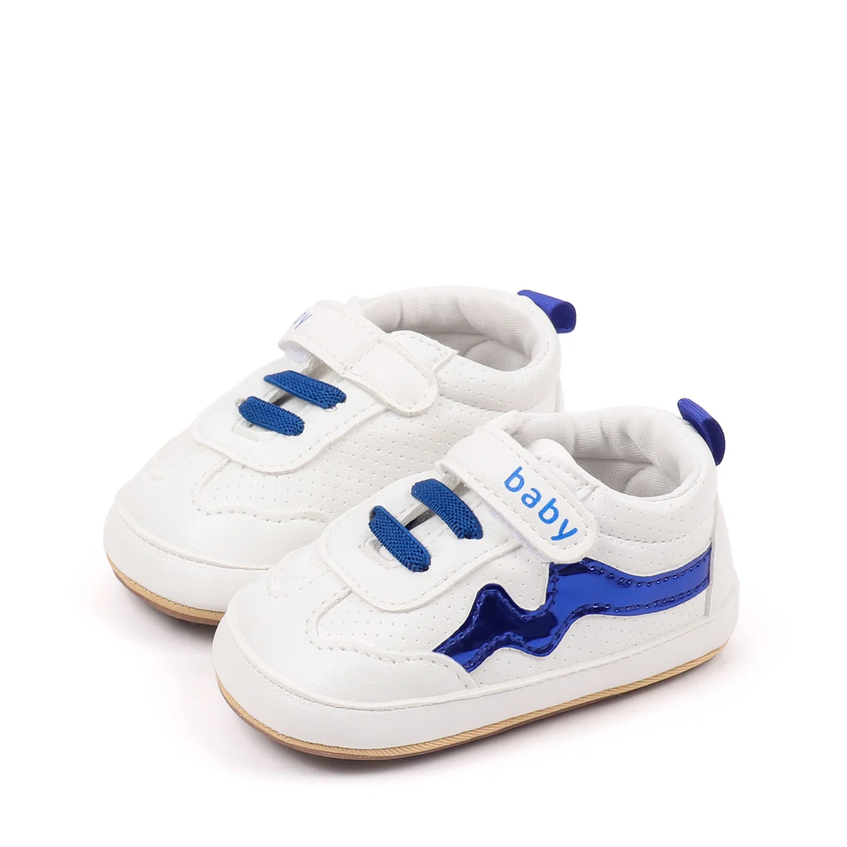 

Детская обувь Blotona, обувь для малышей для первой прогулки, удобная прогулочная обувь из мягкой искусственной кожи с верхом и подошвой из ПВХ для младенцев