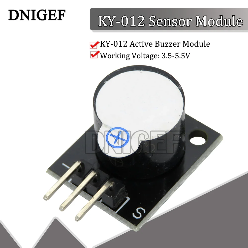 KY-012 Active Buzzer Module 3Pin Alarm Sensor Module for arduino Diy Starter Kit KY012