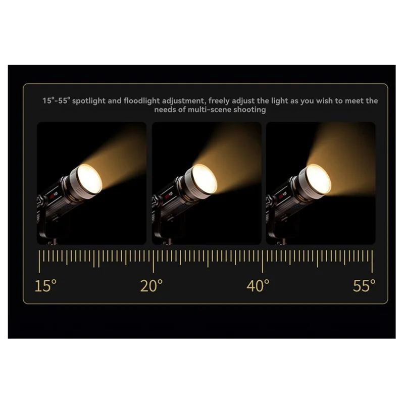 

B27B прожектор для фотосъемки, трубка, фотографическая лампа, линза Френеля, 5-кратный яркий оптический зум для художественного моделирования и фотографии