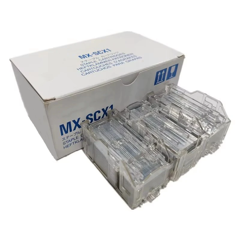 1X Original New Staple Cartridge For Sharp AR-SC2 AR-SC3 MX-SC11 MX-SC12 MX-SCX1 MX-SCX2 MX-SCX3 SF-SC11