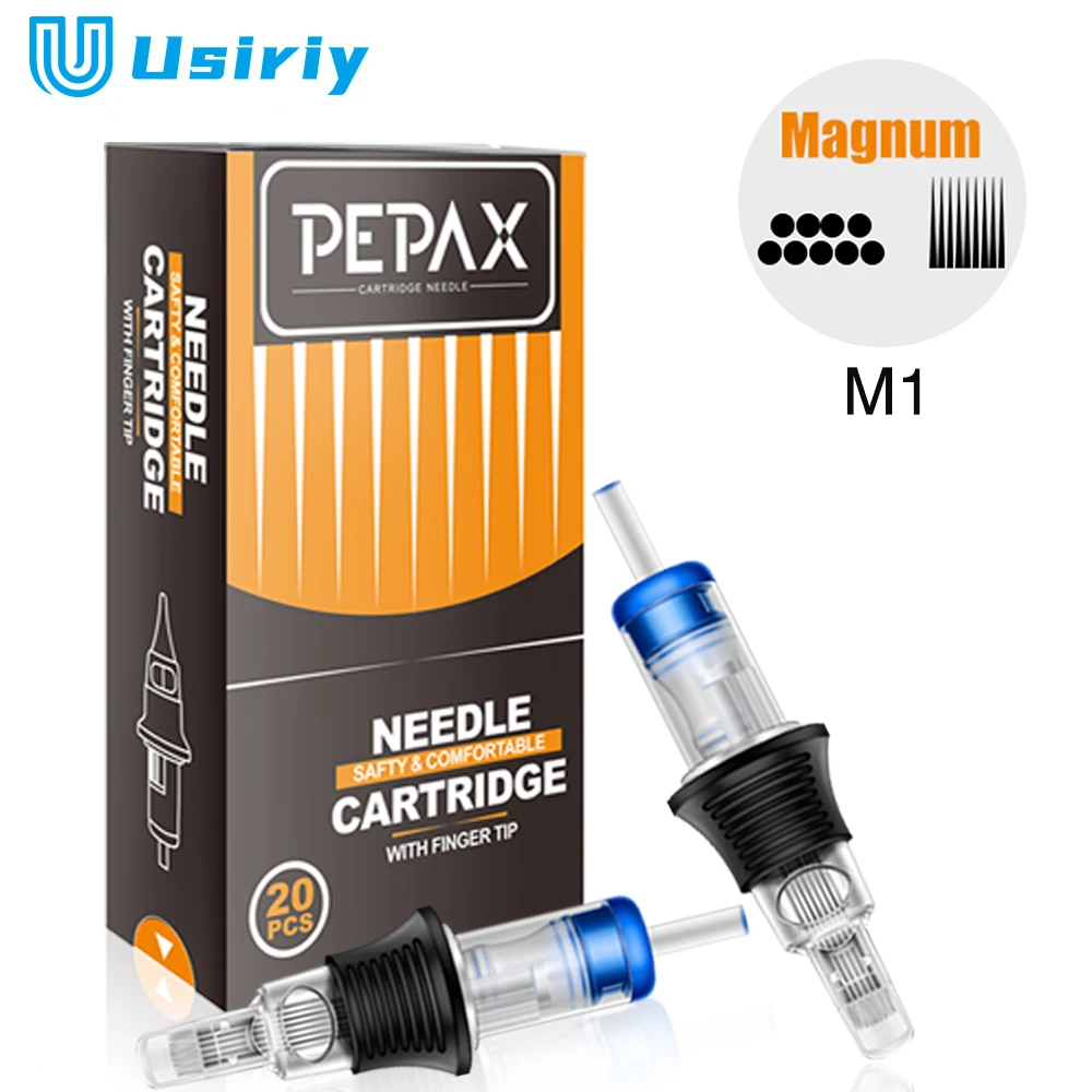 

20pcs PEPAX Tattoo Cartridge Needles 0.35mm M1 Disposable Sterilized Tattoo Needle for Tattoo Machine Pen 5/7/9/11M1