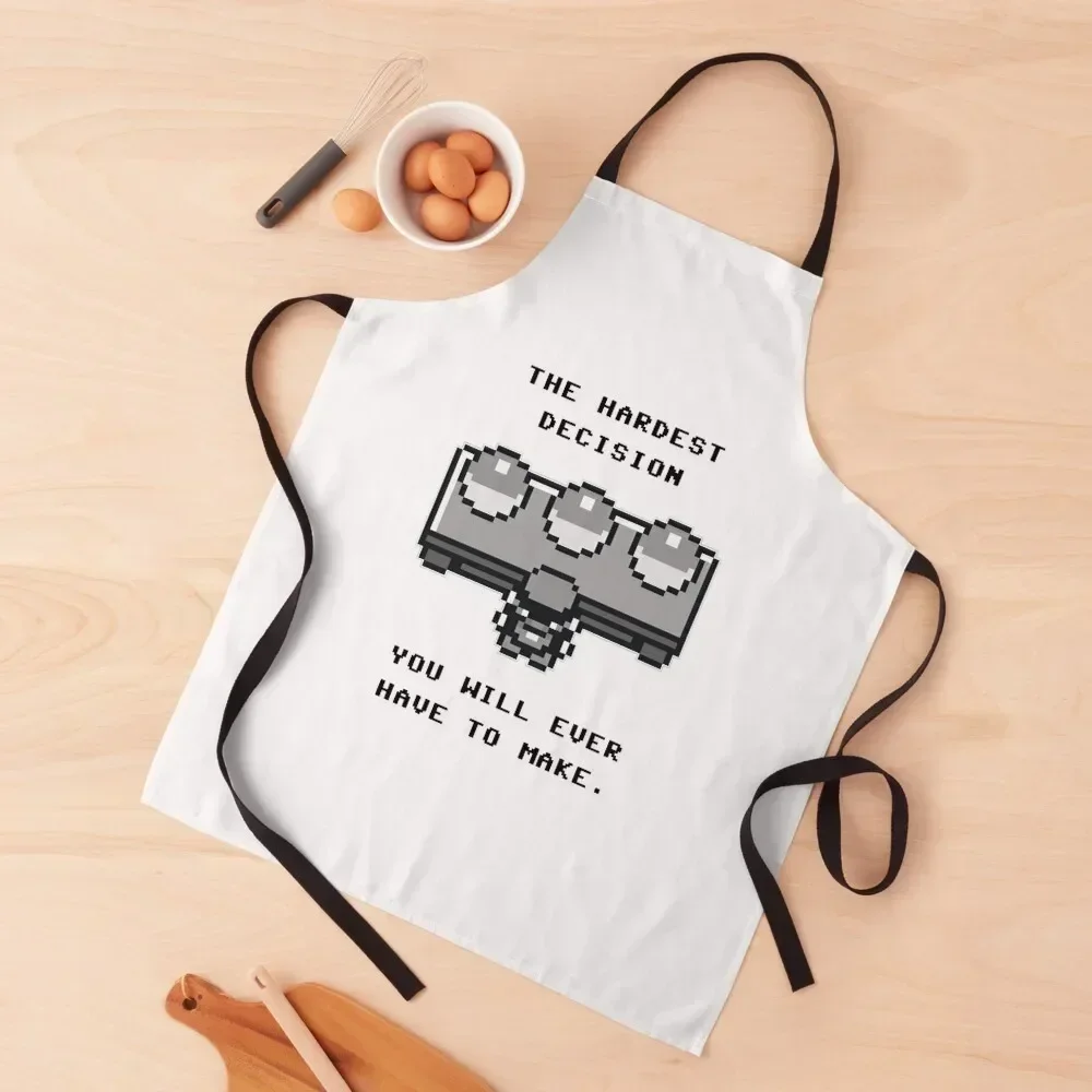 

The Hardest Decision (white) Apron Nursing kitchen utensil Kitchen Things For Home chefs Apron